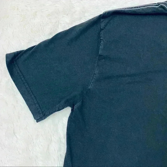Tommy Hilfiger “Let It Ride” Motorcycle Black Crew Neck 100% Cotton Tee Size L - Picture 8 of 10